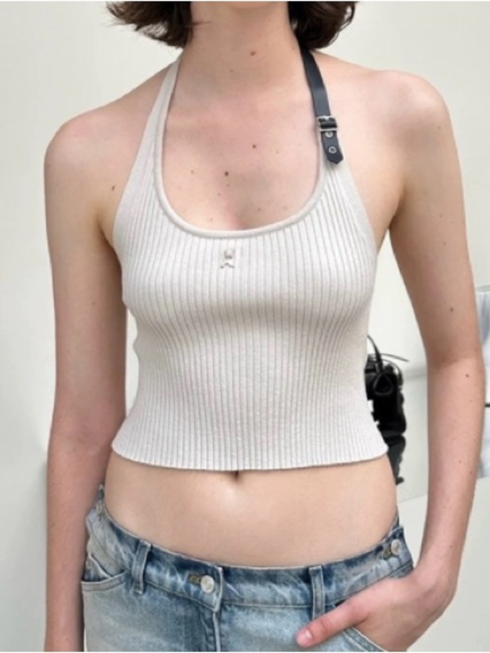 Courrèges Holistic Buckle 90s Tank Top